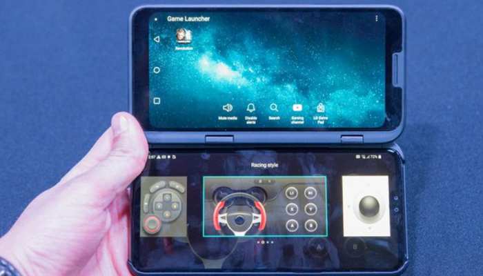 LG के 5G स्मार्टफोन का फर्स्ट लुक जारी, इसमें होगी डबल स्क्रीन LG के 5G स्मार्टफोन का फर्स्ट लुक जारी, इसमें होगी डबल स्क्रीन
