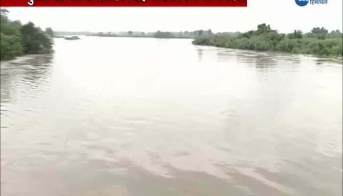 High alert water released from bhakra dam danger of flood in punjab