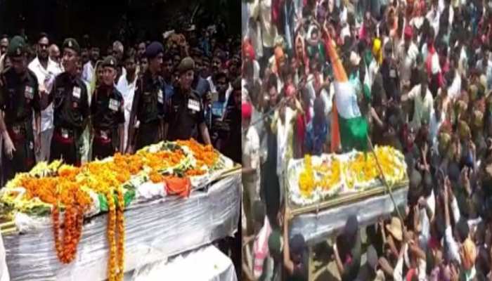 सासाराम के शहीद रवि रंजन का पार्थिव शरीर पहुंचा गांव, अंतिम यात्रा में उमड़ा जनसैलाब सासाराम के शहीद रवि रंजन का पार्थिव शरीर पहुंचा गांव, अंतिम यात्रा में उमड़ा जनसैलाब