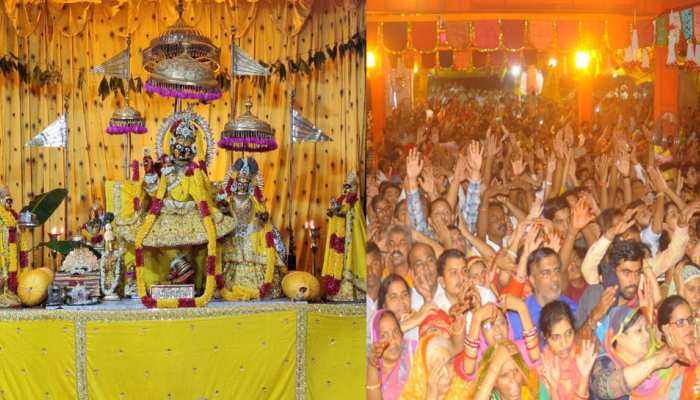 जयपुर: छोटीकाशी में दिखी जनमाष्टमी की धूम, कान्हा के एक झलक के लिए उमड़ी भीड़ जयपुर: छोटीकाशी में दिखी जनमाष्टमी की धूम, कान्हा के एक झलक के लिए उमड़ी भीड़