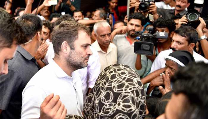 पुनर्वास कार्य का जायजा लेने वायनाड पहुंचे राहुल गांधी, बाढ़ राहत शिविरों का करेंगे दौरा पुनर्वास कार्य का जायजा लेने वायनाड पहुंचे राहुल गांधी, बाढ़ राहत शिविरों का करेंगे दौरा