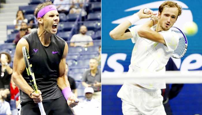 US Open: नडाल पांचवीं बार फाइनल में, पहली बार के रूसी फाइनलिस्ट से होगा मुकाबला US Open: नडाल पांचवीं बार फाइनल में, पहली बार के रूसी फाइनलिस्ट से होगा मुकाबला