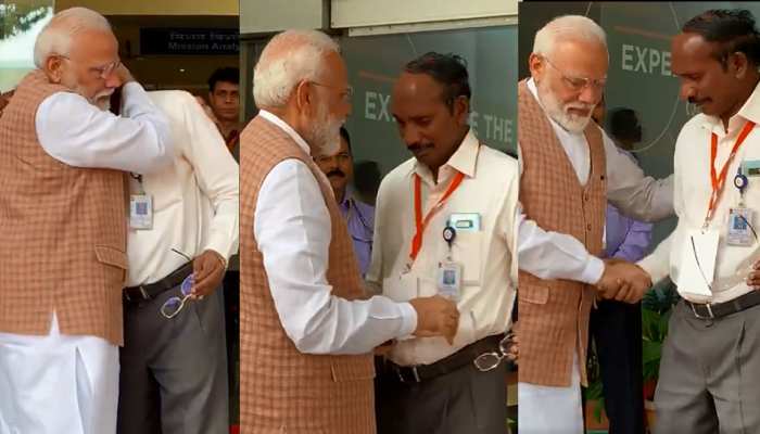 PICS & Video: ...जब ISRO चीफ रो पड़े, तो PM मोदी भी उन्हें गले लगाकर हुए भावुक