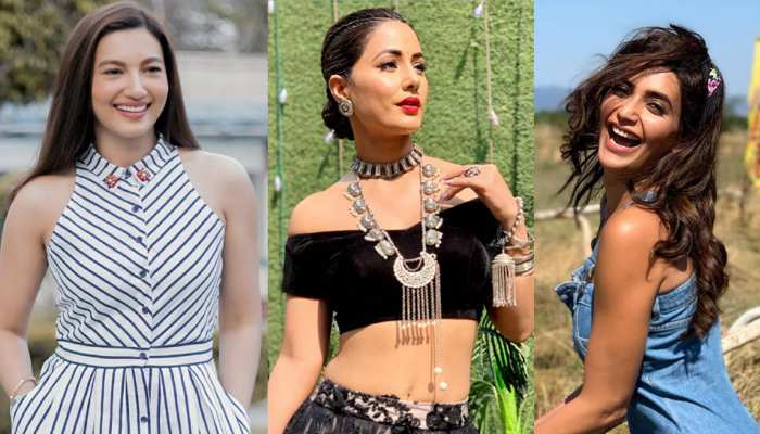 Image result for komolika as gauhar, sanaya, madhurima,karishma