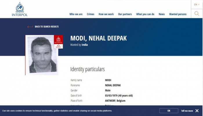 PNB घोटाला: नीरव मोदी के भाई के खिलाफ इंटरपोल ने जारी किया रेड कॉर्नर नोटिस PNB घोटाला: नीरव मोदी के भाई के खिलाफ इंटरपोल ने जारी किया रेड कॉर्नर नोटिस