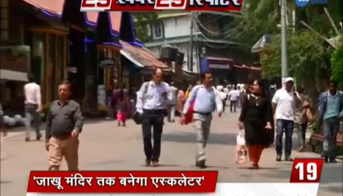 Escalators will be installed to reach Jakhu temple