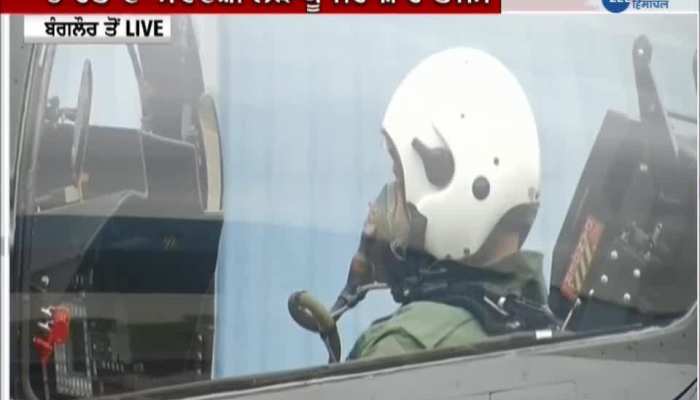 Defence Minister Rajnath Singh flies sortie on LCA Tejas