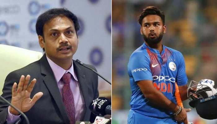 पंत को लेकर मुख्य चयनकर्ता प्रसाद बोले, 'ऋषभ पर नजर रखे हुए हैं, उनके पास काफी प्रतिभा है' पंत को लेकर मुख्य चयनकर्ता प्रसाद बोले, 'ऋषभ पर नजर रखे हुए हैं, उनके पास काफी प्रतिभा है'