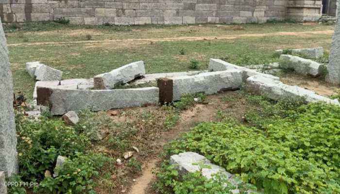 कर्नाटक: विश्व धरोहर स्थल 'हम्पी' को नुकसान पहुंचाने के आरोप में एक गिरफ्तार कर्नाटक: विश्व धरोहर स्थल 'हम्पी' को नुकसान पहुंचाने के आरोप में एक गिरफ्तार