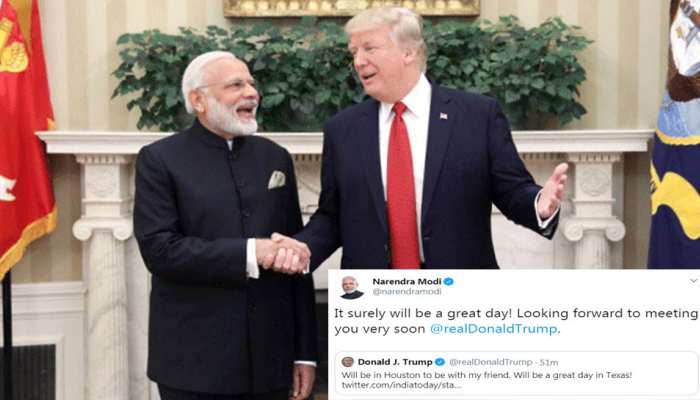 पीएम मोदी ने दिया ट्रंप के ट्वीट का जवाब, कहा - आपसे मिलने के लिए उत्सुक हूं पीएम मोदी ने दिया ट्रंप के ट्वीट का जवाब, कहा - आपसे मिलने के लिए उत्सुक हूं