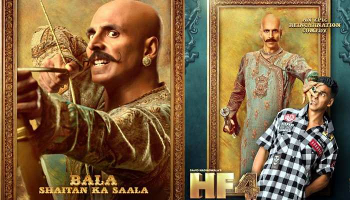 आ गए HOUSEFULL 4 के मजेदार POSTERS, खतरनाक 'बाला' और मासूम 'हैरी' बनेंगे अक्षय कुमार