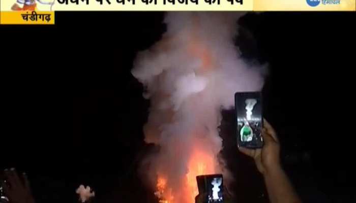 Highest Ravana was burnt in the country at chandigarh