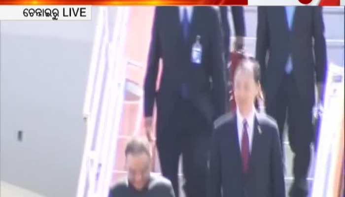 Chinese president Xi Jinping arrives in India