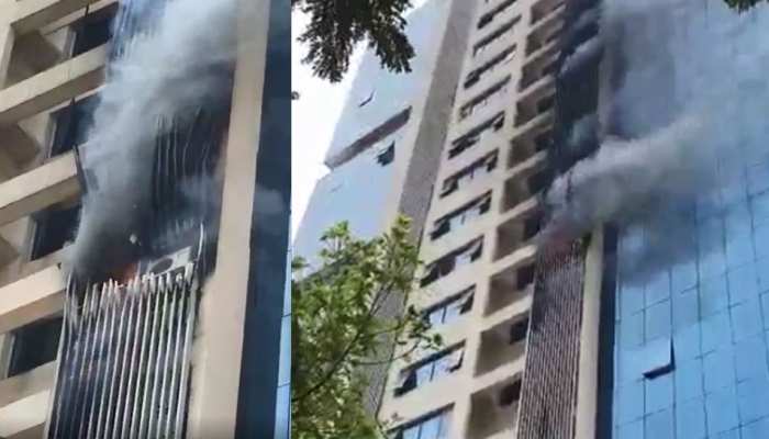 मुंबई: बहुमंजिला इमारत में लगी भीषण आग, 3 लोगों को बचाया गया मुंबई: बहुमंजिला इमारत में लगी भीषण आग, 3 लोगों को बचाया गया