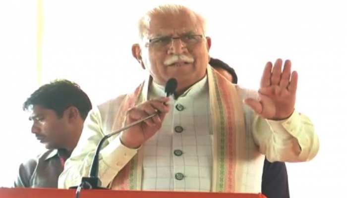 सीएम मनोहर लाल खट्टर ने दुष्यंत चौटाला की JJP को बताया 'जमानत जब्त पार्टी' सीएम मनोहर लाल खट्टर ने दुष्यंत चौटाला की JJP को बताया 'जमानत जब्त पार्टी'