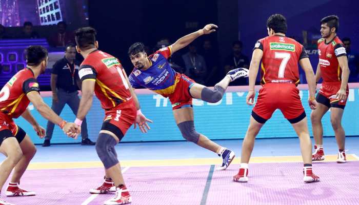 PKL 2019: एक्स्ट्रा टाइम में बेंगलुरू की रोमांचक जीत, एलिमिनेटर 1 में यूपी को हराया PKL 2019: एक्स्ट्रा टाइम में बेंगलुरू की रोमांचक जीत, एलिमिनेटर 1 में यूपी को हराया
