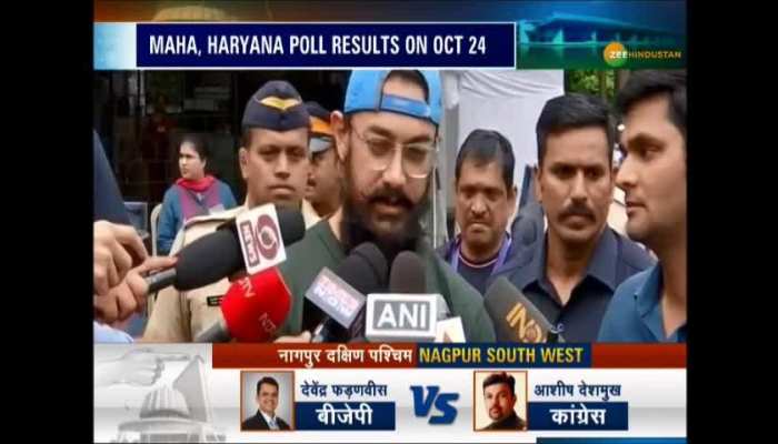 Aamir Khan and Lara Dutta appeals people to cast vote