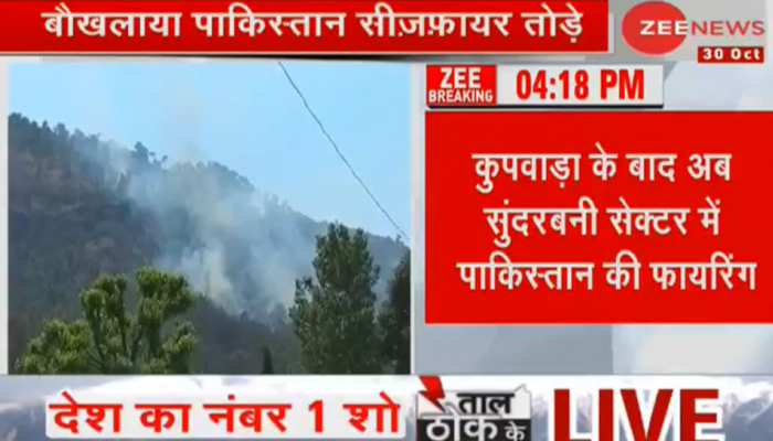पाकिस्तान ने अब सुंदरबनी सेक्टर में तोड़ा सीजफायर, सेना दे रही है मुंहतोड़ जवाब पाकिस्तान ने अब सुंदरबनी सेक्टर में तोड़ा सीजफायर, सेना दे रही है मुंहतोड़ जवाब