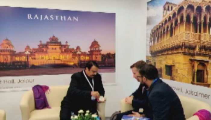 विदेशी पर्यटन मार्ट लंडन में आकर्षण का केंद्र बना राजस्थान, पर्यटकों ने की सराहना विदेशी पर्यटन मार्ट लंडन में आकर्षण का केंद्र बना राजस्थान, पर्यटकों ने की सराहना