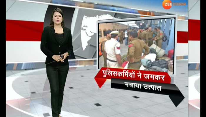 Haryana Policemen's bullying in Jodhpur train!