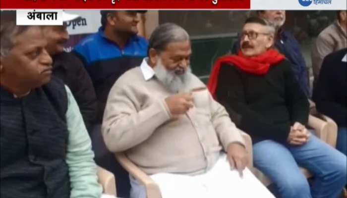 Prikshit Shani in Ambala with Anil Vij