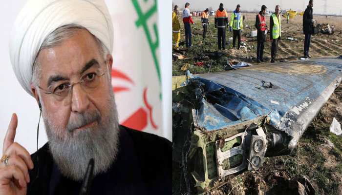 यूक्रेनी विमान पर 'मानवीय गलती' से दागी गईं थी ईरानी मिसाइलें- रूहानी