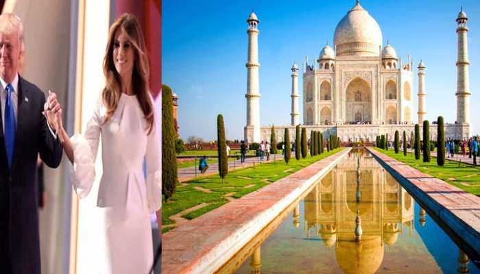 पत्नी मिलेनिया के साथ 'प्यार की निशानी' निहारेंगे ट्रम्प पत्नी मिलेनिया के साथ 'प्यार की निशानी' निहारेंगे ट्रम्प