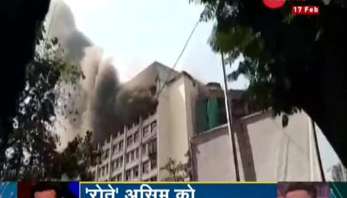 Massive fire breaks in Mumbai Gst building, None hurt | Mumbai News | Breaking News