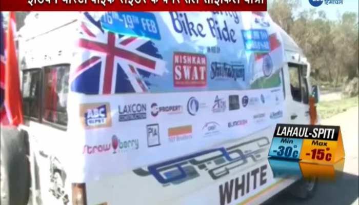 NRI cycling on Indian roads to help needy ones