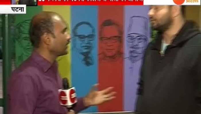 Patna: Tejashwi Yadav on 'Berojgari Hatao Yatra'EXCLUSIVE