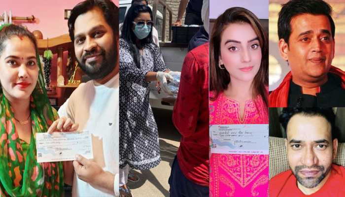 Corona के खिलाफ जंग में अब Bhojpuri Stars का भी मिला साथ, दान किए इतने रुपये Corona के खिलाफ जंग में अब Bhojpuri Stars का भी मिला साथ, दान किए इतने रुपये