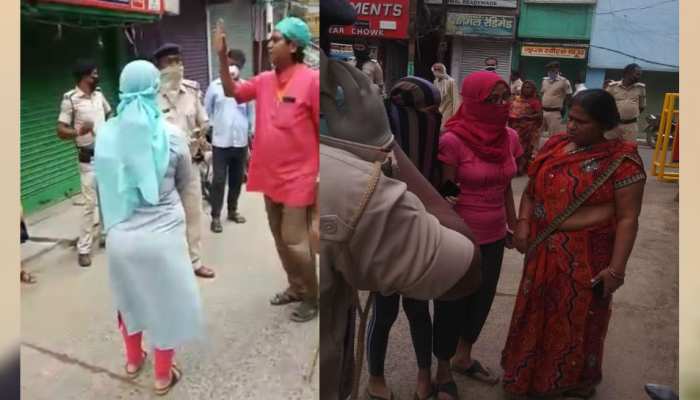 बिहार: बाहर निकलने पर पुलिस ने टोका तो महिलाओं ने किया हंगामा, चला हाईवोल्टेज ड्रामा बिहार: बाहर निकलने पर पुलिस ने टोका तो महिलाओं ने किया हंगामा, चला हाईवोल्टेज ड्रामा