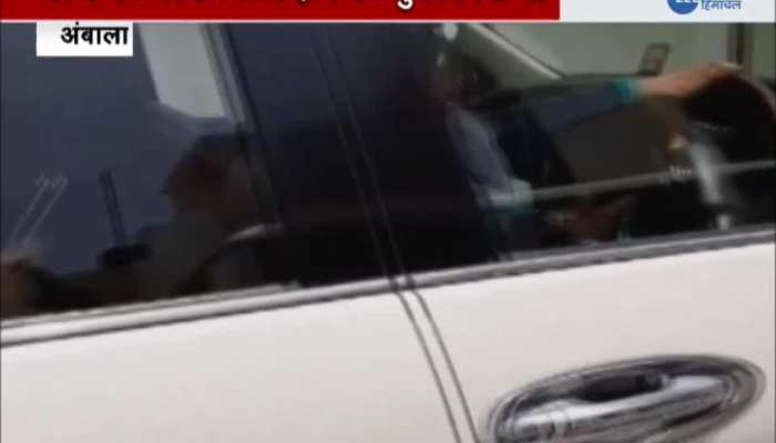 The Great Khali arrived to meet Home Minister Anil Vij
