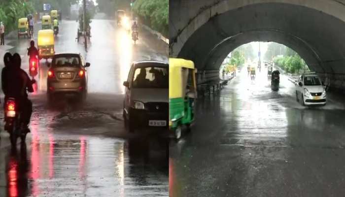 दिल्ली NCR में हुई बारिश से मिली गर्मी से राहत लेकिन कई जगह हुआ जलभराव
