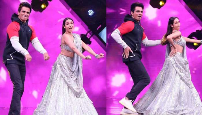 Sonu Sood Again Rocked Munni Badnaam Hui With Malaika See Pics म न न बदन म ह ई पर मल इक क स थ स न स द न फ र मच य धम ल द ख Pics Hindi News