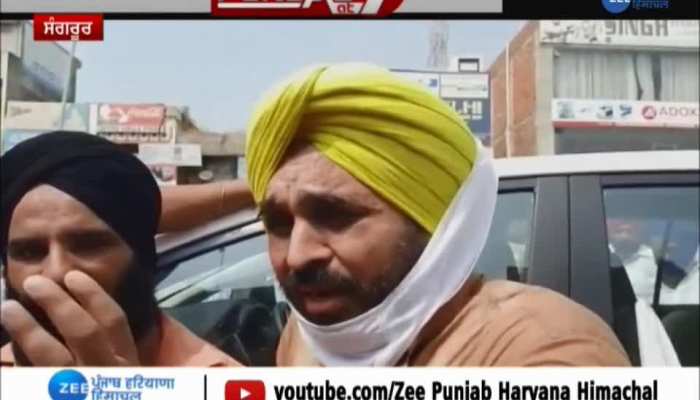 bhagwant mann reaction on harsimrat badal resignation