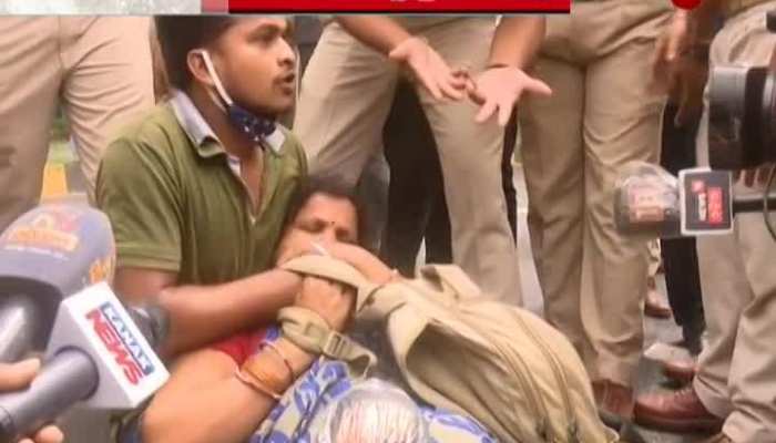Son takes mother as hostage in front of Odisha Assembly | Todays News | Breaking | Zee Odisha