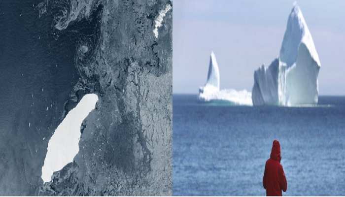 अटलांटिक महासागर: 158 KM लंबे हिमखंड से ब्रिटिश द्वीप में तबाही का खतरा