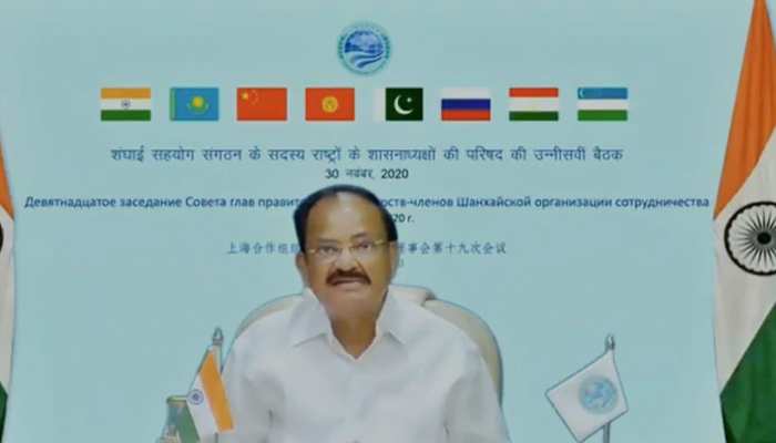 SCO Council Meet 2020 vice president Venkaiah Naidu Over Cross Border  Terrorism by Pakistan | SCO Council Meet 2020: उपराष्ट्रपति बोले- आतंकवाद  सबसे बड़ी समस्या । Hindi News, देश