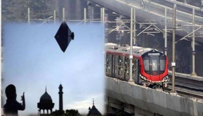पतंगबाजी का शौक, Lucknow Metro पर भारी