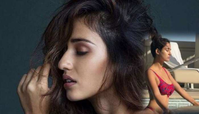 कुछ यूं पूल में खड़ी होकर सनबाथ लेती नजर आईं Disha Patani