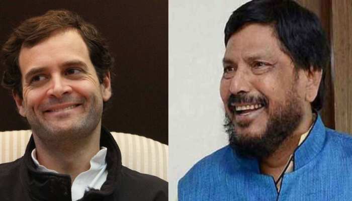 Rahul Gandhi के नारे 'हम दो- हमारे दो' पर केंद्रीय मंत्री Ramdas Athawale ने ली चुटकी, कही मजेदार बात