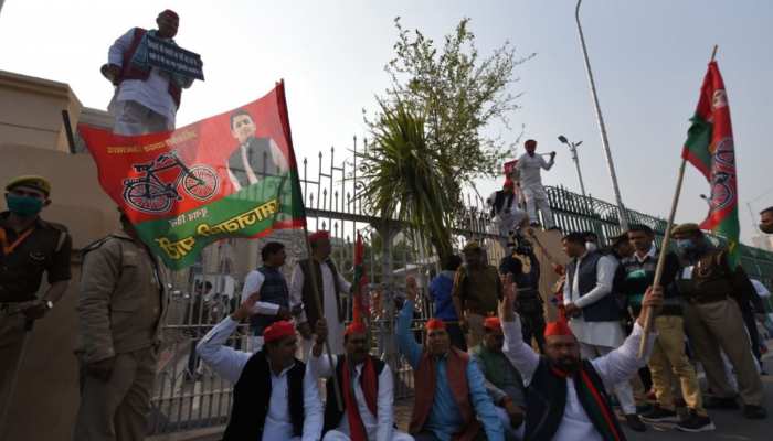 UP Assembly में बजट सत्र की हंगामेदार शुरुआत, सपा ने किया विरोध