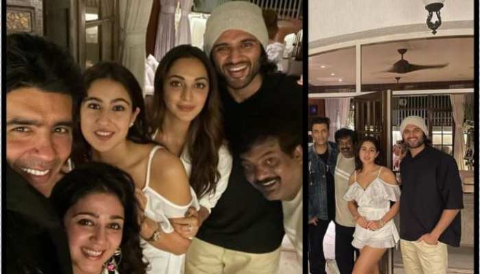 मनीष मल्होत्रा की पार्टी में एक साथ दिखें Sara Ali Khan और Vijay Devarakonda