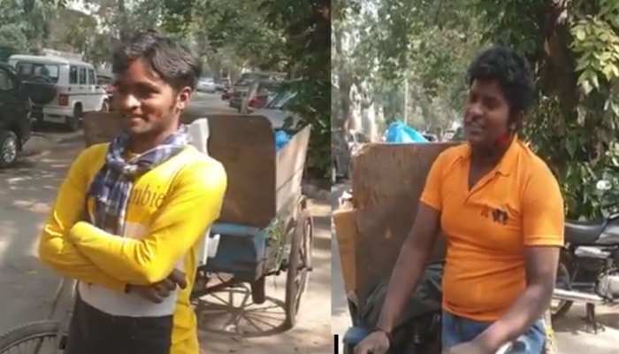 Image result for कचरा बीनने वाले हाफिज व हबीबुर