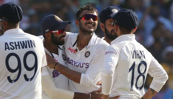 नरेंद्र मोदी स्टेडियम में भारत की शानदार जीत, 10 विकटों से दी शिकस्त, अक्षर को मिले 11 विकेट नरेंद्र मोदी स्टेडियम में भारत की शानदार जीत, 10 विकटों से दी शिकस्त, अक्षर को मिले 11 विकेट