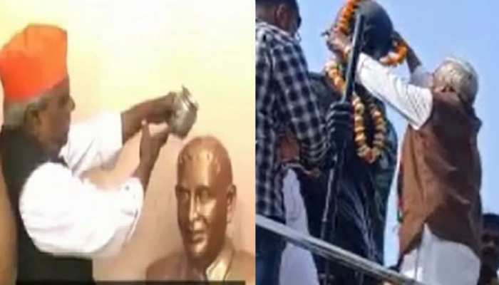 'गोडसे प्रेमी' की गांधी भक्ति! कांग्रेस में घर वापसी के बाद बापू की शरण में पहुंचे बाबूलाल चौरसिया 'गोडसे प्रेमी' की गांधी भक्ति! कांग्रेस में घर वापसी के बाद बापू की शरण में पहुंचे बाबूलाल चौरसिया