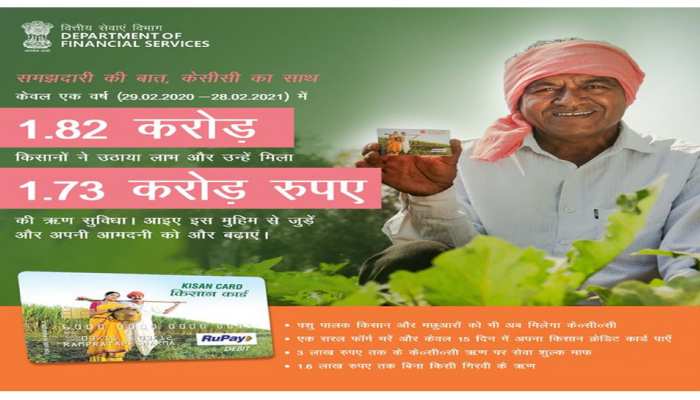 Kisan Credit Card बनवाना हुआ और आसान, बेहद कम ब्याज दर पर ले सकेंगे लोन Kisan Credit Card बनवाना हुआ और आसान, बेहद कम ब्याज दर पर ले सकेंगे लोन