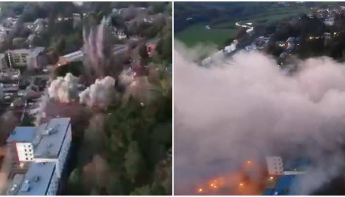 Britain के Exeter शहर में फटा World War 2 का महाविनाशक बम, देखिए Viral Video Britain के Exeter शहर में फटा World War 2 का महाविनाशक बम, देखिए Viral Video