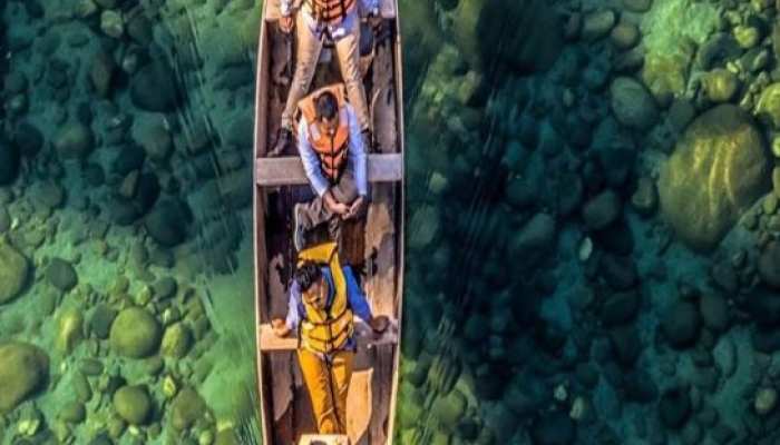 umngot river crystal clear dawki river of meghalaya viral on social media travel destination umngot river crystal clear dawki river of meghalaya viral on social media travel destination